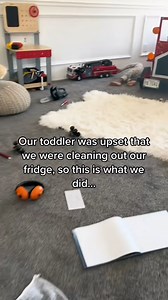 62K views · 747 reactions | We cleaned out our fridge and our kid freaked out!  | Happilyevansafterr | Facebook
