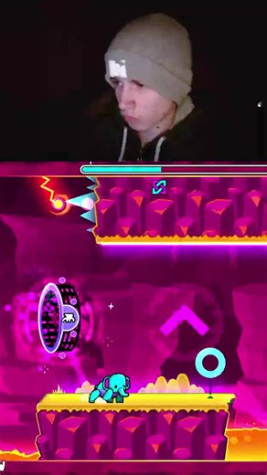 aprell9 accidentally got all the coins on fingerdash at the same time ⭐ | #aprell9 on #Twitch