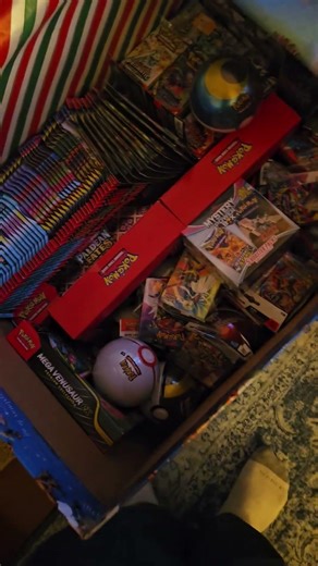 christmas poke chest . continued #pokemon #collectiblecards