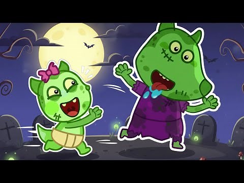 О нет! Люси и мама стали зомби! | Учимся заботиться о малыше с Вулфу | Wolfoo Russian