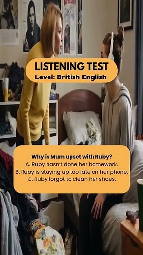 British Accent English Listening Test