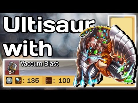 Giving my Ultisaur Vaccum Blast skill & review | Bulumonster