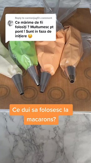 Replying to @carmenjug5 #macaronsperfecti #miculpatiser #totuldespremacarons #cursmacarons #italianmacarons #macarontools