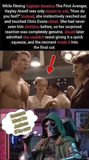 captain America girlfriend accidentally touch captain chest ? #shorts