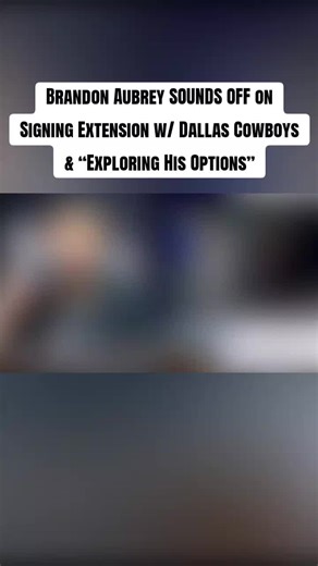 Brandon Aubrey SOUNDS OFF on Signing Extension w/ Dallas Cowboys & “Exploring His Options” #dallascowboys #nflnews #nfldraft #cowboysnation #nfl