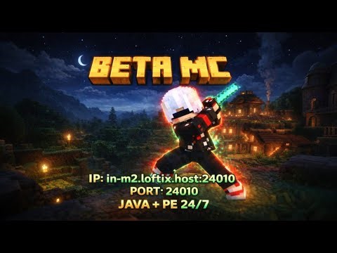 🔴BETA MC | Minecraft Public 24/7 Survival Smp Live | DAY - 5 | Minecraft Smp #minecraftlive #live