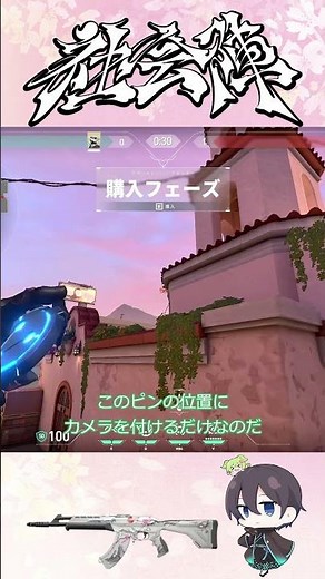 【サンセット】【サイファー】Aメインを意識外から見る最強カメラを紹介！！#valorant #valorantclips #ヴァロラント #vct #イモータル