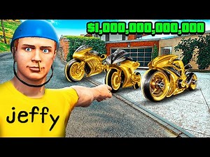 Jeffy Collects BILLIONAIRE SUPER BIKES In GTA 5!