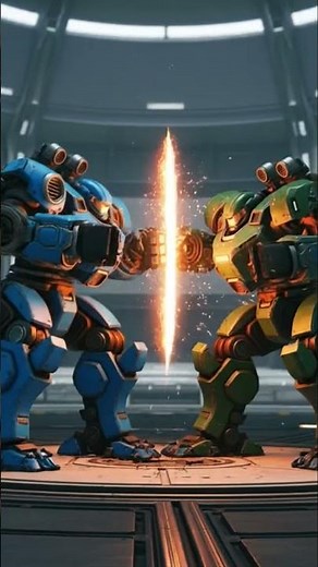 Robot Arena Battle – Heavy Mech Combat Gameplay With Lasers & Slams