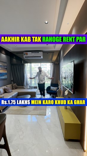 ☎️8788876131 😤 Aakhir Kab Tak Rahoge Rent Par, Rs.1.75 Lakhs Mein Karo Khud Ka Ghar This is a tour to sample flat of this project. We are showcasing you 1BHK flat With bigger carpet area, Which is located in vasai East, Madhuban. Contact us on ☎️8788876131☎️9049997845 Follow us on Instagram @homemakerspropertyy 🏠1 BHK 450 Sq.Ft CARPET AREA 💸Rs.38 LAKHS ONWARDS 📍VASAI EAST MADHUBAN SMART CITY 🔷PROJECT HIGHLIGHS 🔸 G 23 STOREY HIGH RISE TOWER🏪 🔸 50 ULTRA LUXURIOUS AMENITIES 🔸 5 LEVEL GRAND