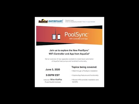 Explore the New PoolSync WiFi Controller and App from AquaCal