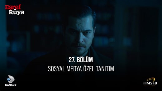 “Sonunda ikimizden biri ölecek…” Sosyal medya özel tanıtımımız sizlerle! #EşrefRüya yeni bölümüyle çarşamba 20.00’de #KanalD’de. @Kanal TIMS&B Productions | Eşref Rüya
