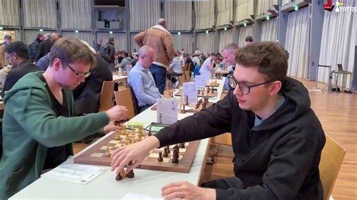 Jan-Krzysztof @GM_JKDuda started with a win over Sebastian Laemmel in Round 1 of the Grenke Freestyle Open 2026. After the game, he signs some nice photos of him for an Arbiter! Such a sweet moment.Video: @ram_abhyudaya/ ChessBase India
