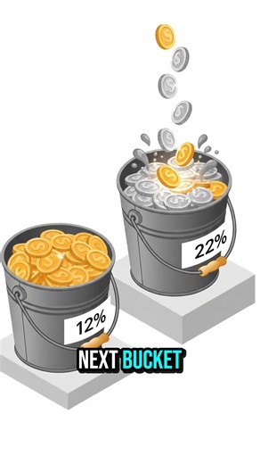 Tax brackets simply explained. #paylesstaxes #taxadvice #finance