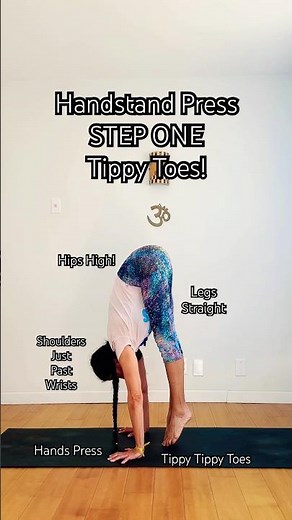 4 Simple Steps To Press Handstand 🤸 STEP ONE! 🤸‍♀️ Yoga Tuck Press