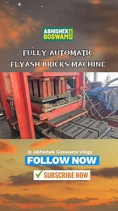 61 reactions · 14 shares | Fully Automatic flyash bricks Making Machine!! #businessideas #flyashbricks #abhishekgoswamivlogs | Abhishek Goswami Vlogs | Facebook