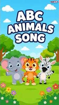 ABC Animals Song 🦁 Learn Letters A-Z #Shorts