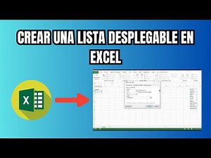 Crear una lista desplegable en Excel [FÁCIL Y RÁPIDO]
