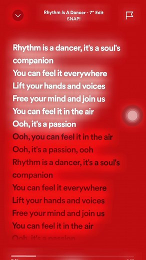 Rhythm is a Dancer - Full Song with Lyrics