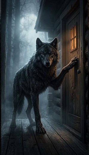 THE WOLF CAME KNOCKING… 🐺🚪