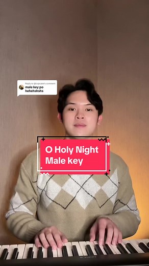 Male Key Karaoke: O Holy Night Sing-Along