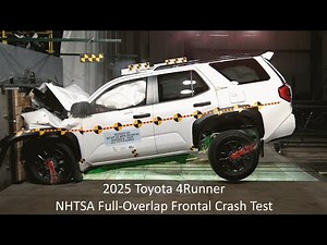 2025-2026 Toyota 4Runner / 4Runner Hybrid NHTSA Full-Overlap Frontal Crash Test