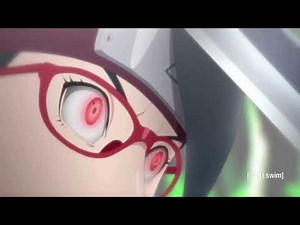 [Boruto] Sarada shows off like sasuke but punches like sakura