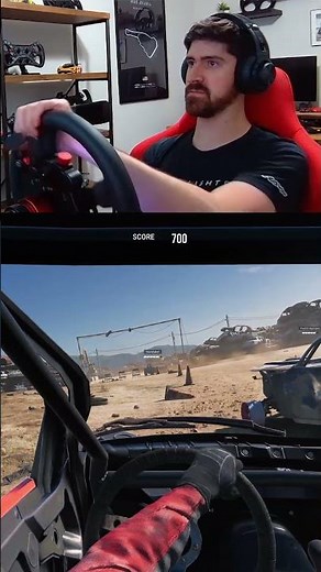 Wreckfest 2 is insane with a wheel! #shorts #wreckfest #wreckfest2 #simracing