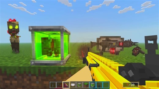 Radium’s Armament v3.0 MOD in Minecraft PE