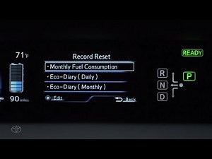 The Toyota Mirai l Multi-Information Display – Customizable Settings | Toyota