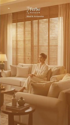 Perfect Wooden Blinds with Free Measurement & Installation | Ferbo Furnish