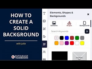 How to Create Solid Backgrounds