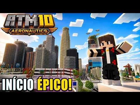 NEW ADVENTURE ON THE GTA MAP! ATM10 AERONAUTICS #01