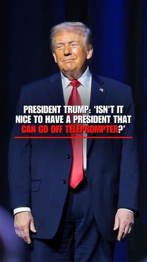 PRESIDENT TRUMP: "Isn't it nice to have a president that can go off teleprompter?" | Fox News