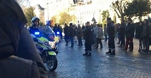 Thousands Line Out In Paris to See Johnny Hallyday's Funeral Procession