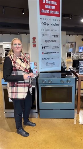 26 reactions | Say hello to the new KitchenAid 5.3 Cu. Ft. Smart Slide-In Electric Range in the gorgeous Juniper finish!  From its customizable hardware to smart features that make cooking effortless, this range is where style meets performance. Also available in Stainless Steel and Black Ore- and yes, it qualifies for KitchenAid’s current rebate!  https://tinyurl.com/4zf7uc54 | Bitter Neumann | Facebook