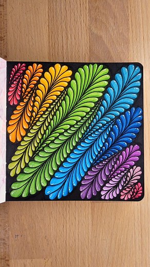 Rachel | Fun Doodles for Mental Health on Instagram: "Trust the process 🖤 Some thoughts on a random morning 🥰 I hope this brightens your day ✨️ Take some time today and color my free spring coloring pages. Available for download on my page. #doodleideas #mindfuldrawing #colortherapy #rainbow #relaxingvideos"