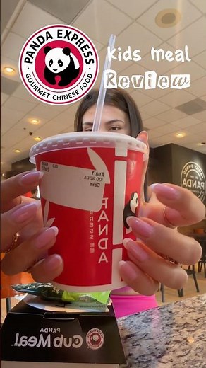 Panda Express kids menu review #fyp #fypシ #food #foodreview #pandaexpress #kidsmenu