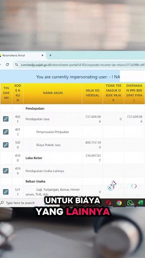 Tutorial pengisian Laporan Keuangan di Coretax