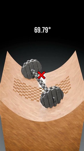 Can The Barbell Fit? ​Satisfying Rigid Body Physics Simulation!