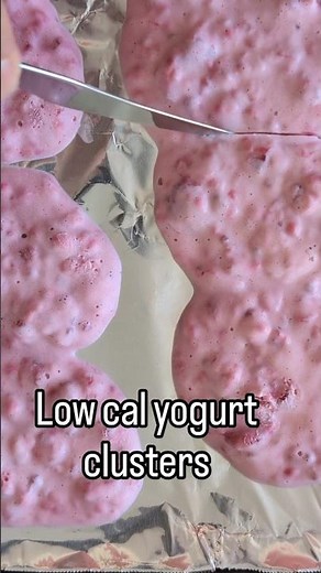 Viral Raspberry Yogurt Clusters (Low Cal & High Protein)