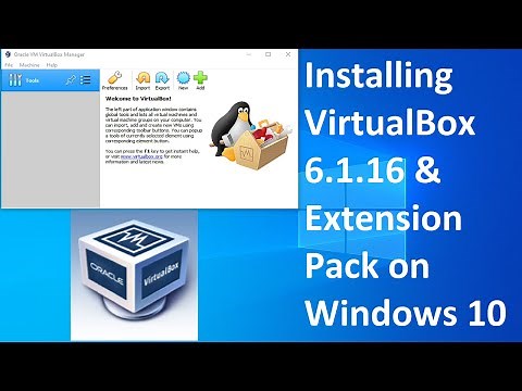 #VirtualBox #Installing VirtualBox 6.1.16 on windows 10 64 [2021] bit with extension pack