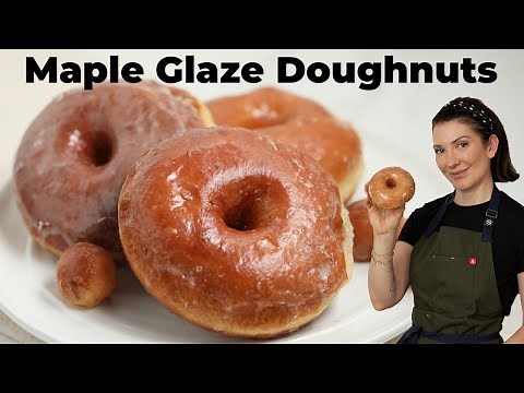 How to make the best Homemade Maple Glazed Doughnuts, soft & delicious #donuts