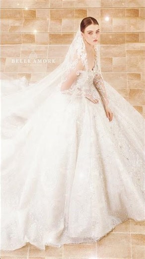 Luxury Full-Body Hand Beading Wedding Dress