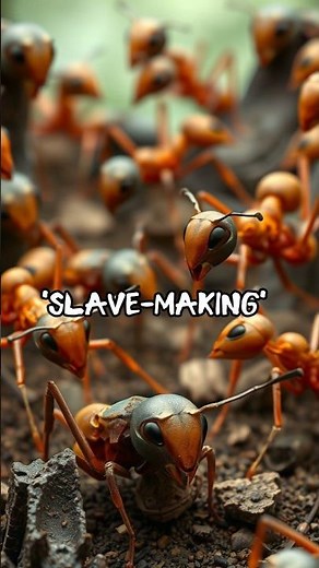 The Horrifying Secret of Slave-Making Ants Revealed