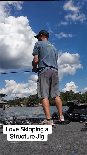 Strike King Structure Jig is sooo versatile! #strikeking #fishing #bassfishing #fyp