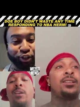 Doe Boy Didn't Waste Any Time Responding to NBA Herm!