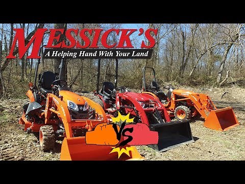 Mahindra Emax 25 VS. Kubota BX80 series