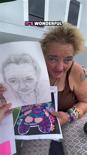 Surprising Rhonda with Fan Art: Heartfelt Reactions and Appreciation