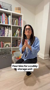 Four bins I love to use for a cubby storage unit! | Organize Detroit: home & office organizing and packing